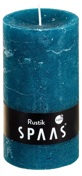 Oszlopos gyertya SPAAS RUSTIK 13 cm kék