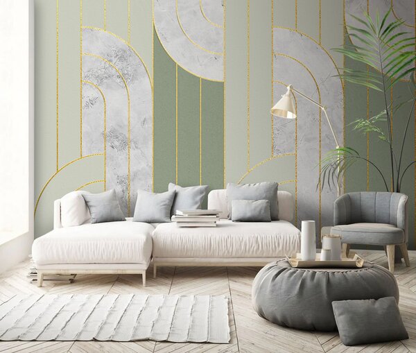 Fotótapéta Művészi minták nyugtató színekben, Geometriai fotótapéta, Népszerű fotótapéta, u73100 - Tapeko.hu