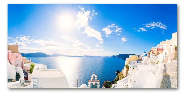 Akril üveg kép Santorini, görögország