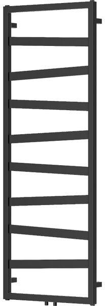 Mexen, Mexen Zoom dekoratív fürdőszobai radiátor 1430 x 530 mm, 477 W, fekete - W130-1430-530-00-70
