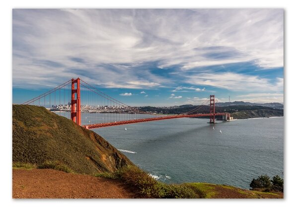 Üvegkép nyomtatás Bridge san francisco