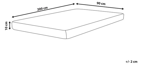 Hab matrac PICCOLO H2/3 közepes 90 x 200 cm
