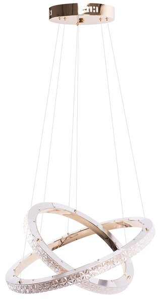 Toolight Toolight, LED mennyezeti lámpa 50cm, 42W, 4000K, 2500lm, MS012-CP, rozéarany, OSW-09624