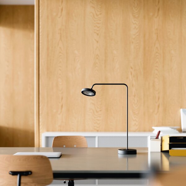 Asztali lámpa Sigor, Nivo, dimmable, Fekete, Nappali, Alumínium, Modern