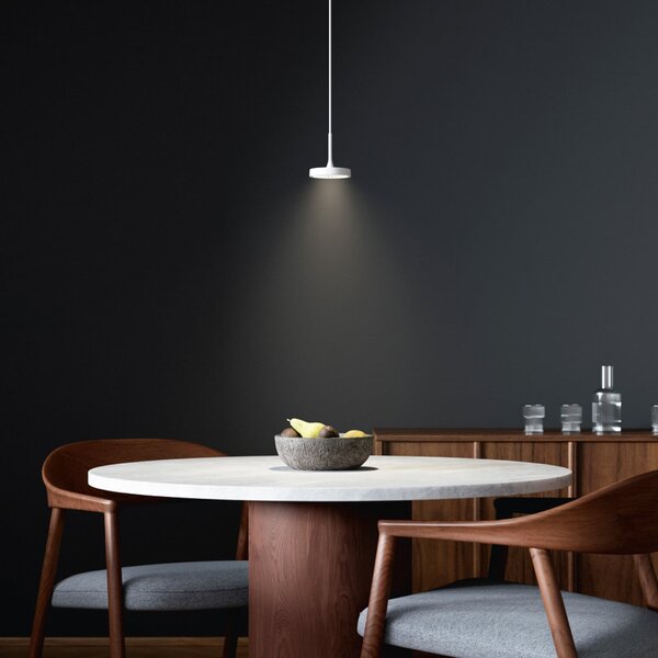 Függőlámpa Sigor, Nivo, dimmable, Fehér, Nappali, Alumínium, Modern