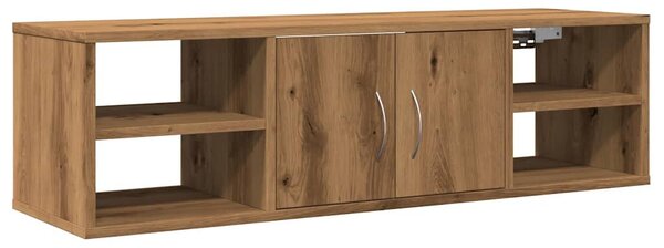 VidaXL kézműves tölgy színű szerelt fa faliszekrény 102x30x29 cm