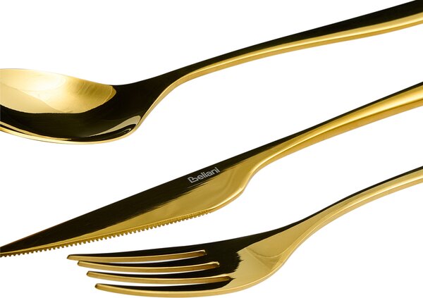 30 darabos evőeszközkészlet FARFALLE Arany