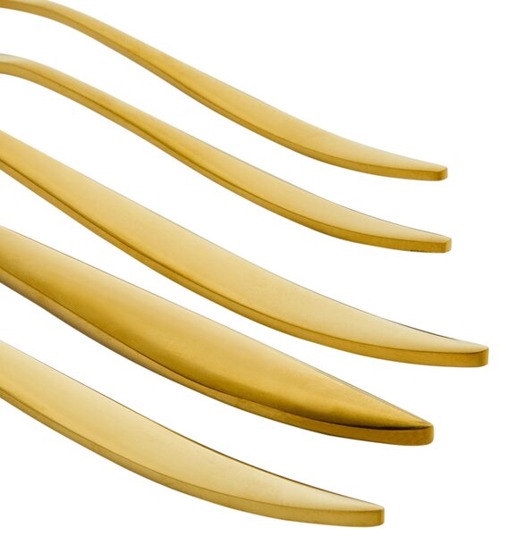 30 darabos evőeszközkészlet FARFALLE Arany