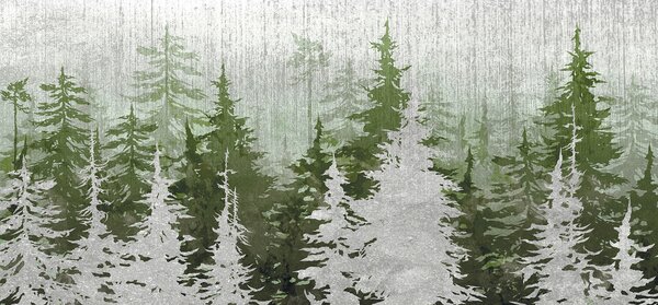 Fotótapéta Fák csoportja egy erdőben, Természet fotótapéta, Népszerű fotótapéta, u93516 - Tapeko.hu