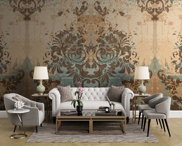 Fotótapéta Elegáns örvények tompa tónusokban, Modern fotótapéta, Modern fotótapéta, u93595 - Muralas.hu