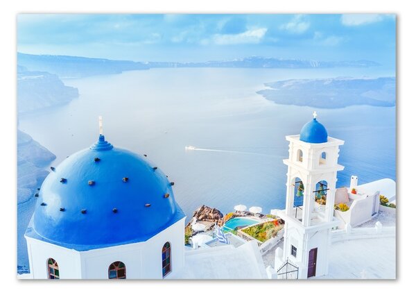 Üvegkép falra Santorini görögország