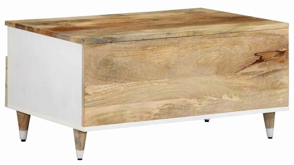 VidaXL tömör mangófa dohányzóasztal 80 x 54 x 40 cm