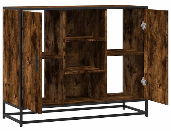 VidaXL sonoma tölgy színű szerelt fa tálalószekrény 92 x 35 x 76 cm
