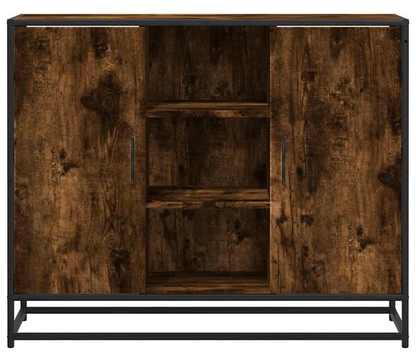 VidaXL sonoma tölgy színű szerelt fa tálalószekrény 92 x 35 x 76 cm