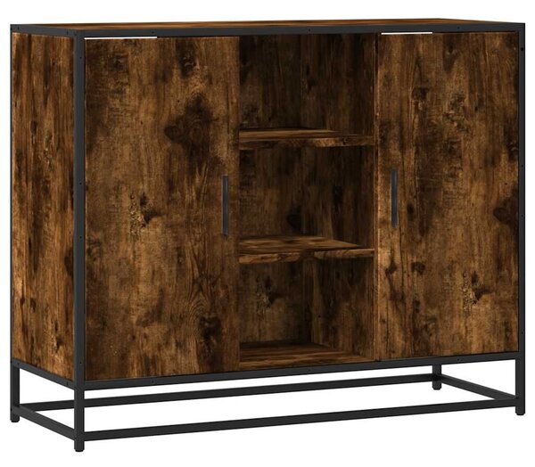 VidaXL sonoma tölgy színű szerelt fa tálalószekrény 92 x 35 x 76 cm