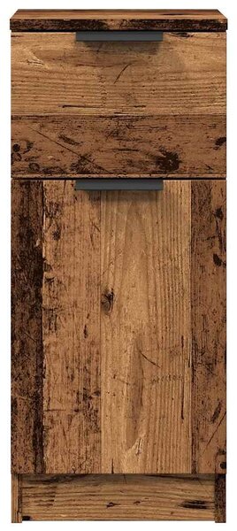 VidaXL 2 db antik fa színű szerelt fa tálalószekrény 30 x 30 x 70 cm