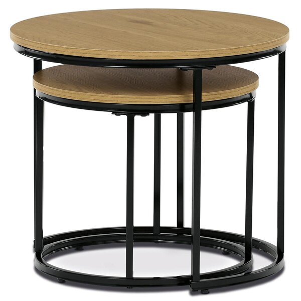 Dohányzóasztal szett (2 db.) Conmovedor (vad tölgy)