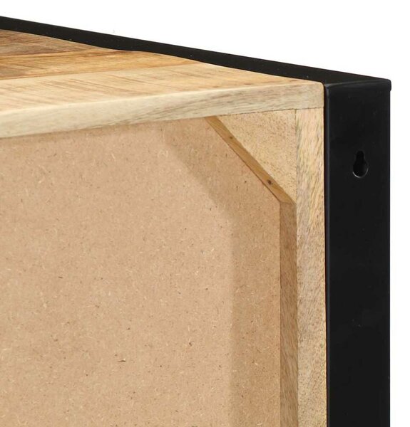 VidaXL Éjjeli szekrények 2 db tömör nyersfa mangó 40x35x25 cm