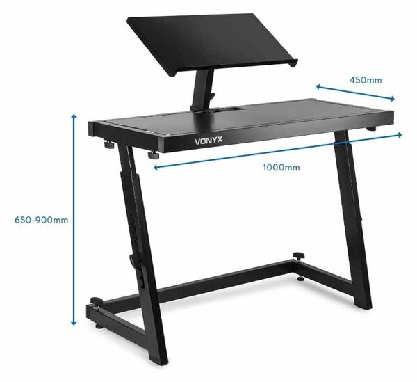 Vonyx DB10 komplett 2 szintes DJ állvány