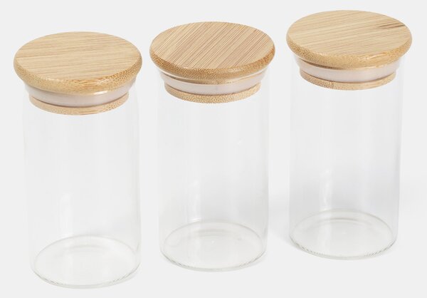 Sinsay - Élelmiszertároló dobozok fedéllel 3 pack - clear