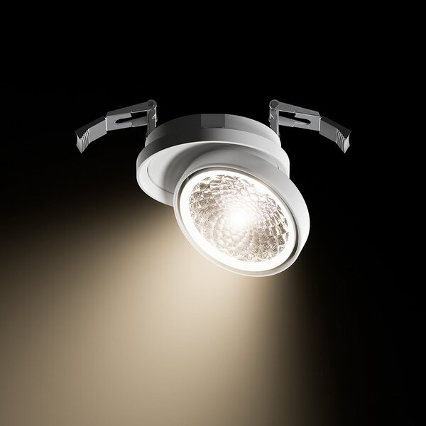 Spotlámpa Sigor, Nivo, dimmable, Fehér, Nappali, Alumínium, Modern