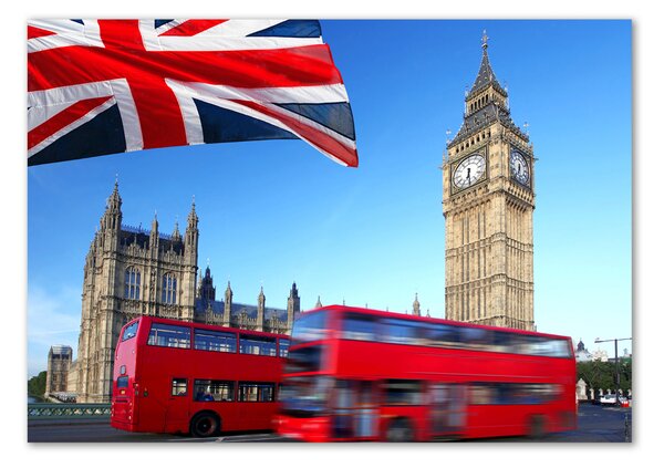 Akrilüveg fotó Bus london