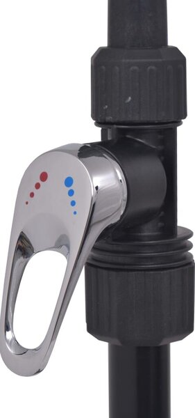 VidaXL szolár HDPE alumínium zuhanyzó 20 L