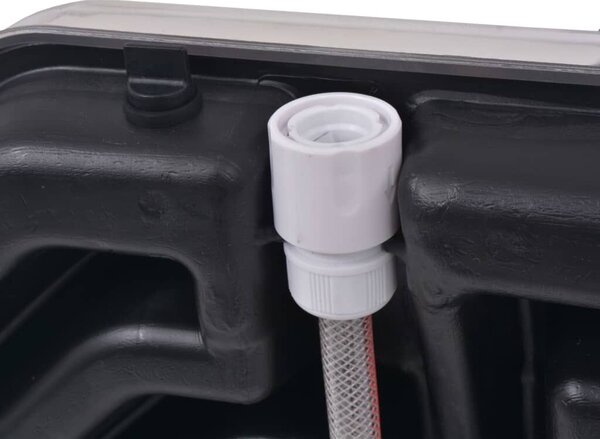 VidaXL szolár HDPE alumínium zuhanyzó 20 L