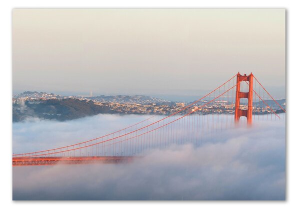 Üvegkép falra Bridge san francisco