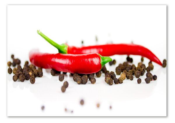 Akril üveg kép Chilli és bors