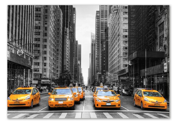 Akrilüveg fotó New york taxi