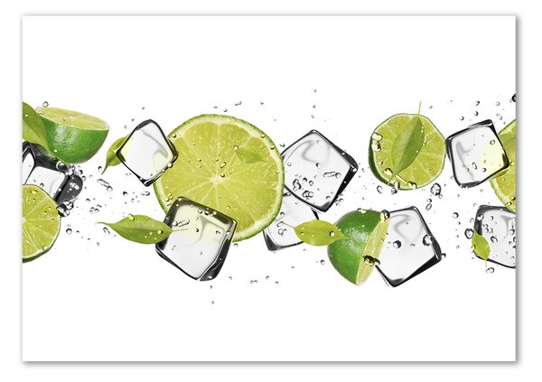 Akril üveg kép Lime jég