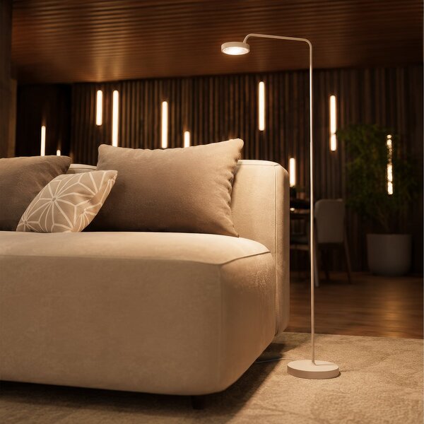 Állólámpa Sigor, Nivo, dimmable, Fehér, Nappali, Alumínium, Modern