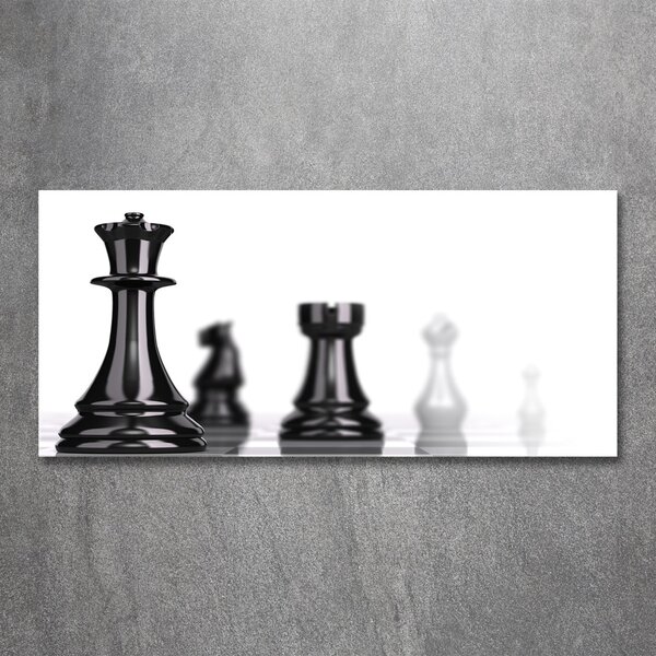 Akrilüveg fotó Sakkfigura