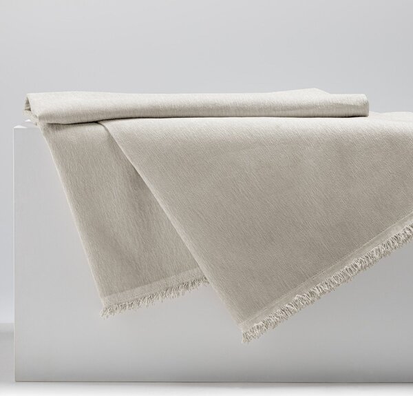 Bézs zsenília ágytakaró 220x240 cm Talo – Filumi
