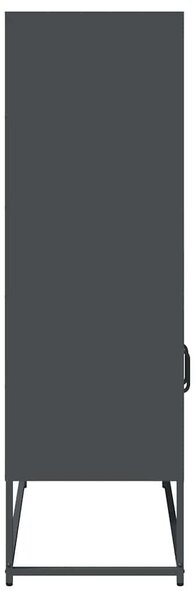 VidaXL Highboard antracit 68x39x123 cm Acél