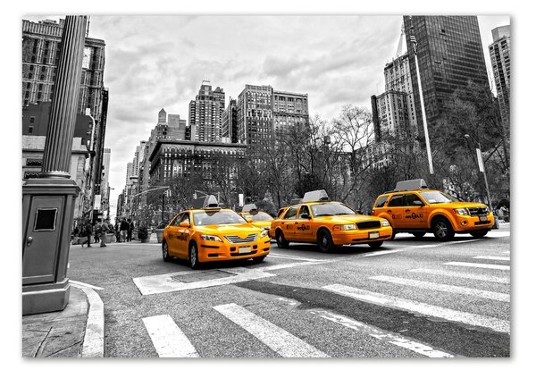 Akrilüveg fotó New york taxi