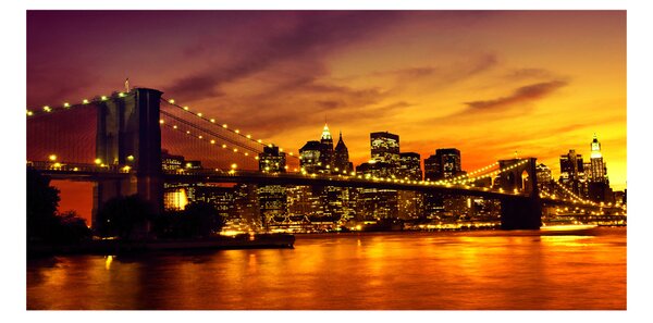 Akrilüveg fotó Brooklyn híd