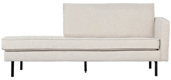 WOOOD Raden fehér bouclé heverő 203 cm, jobb