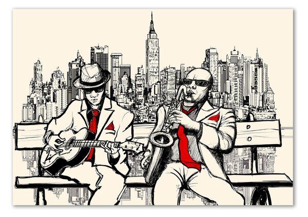 Akrilüveg fotó New york jazz
