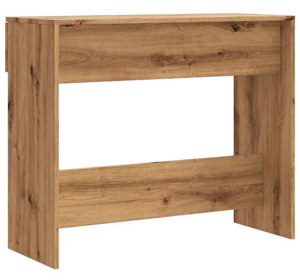 VidaXL kézműves tölgy színű szerelt fa dohányzóasztal 90x36x75 cm
