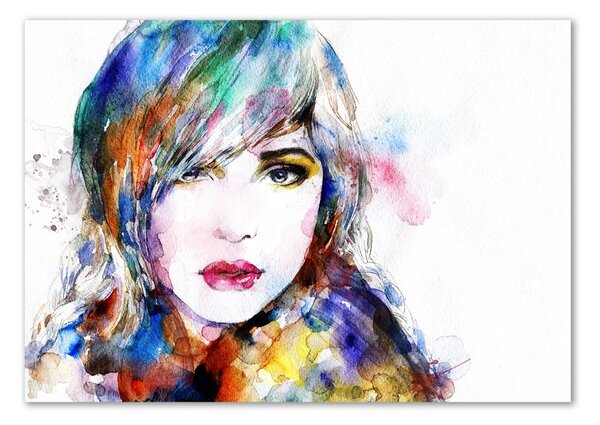Akrilkép A nő arca