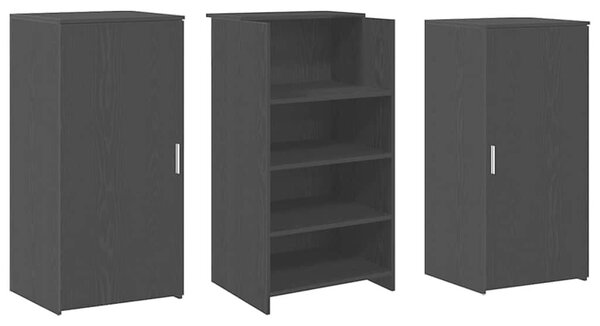 VidaXL recepciós pult fekete tölgyszínű 155x50x103,5 cm szerelt fa