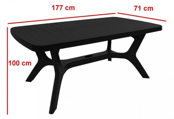 Balorca 6+1 kerti bútor garnitúra szett