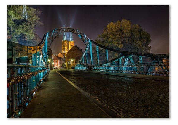 Akrilüveg fotó Bridge of lovers