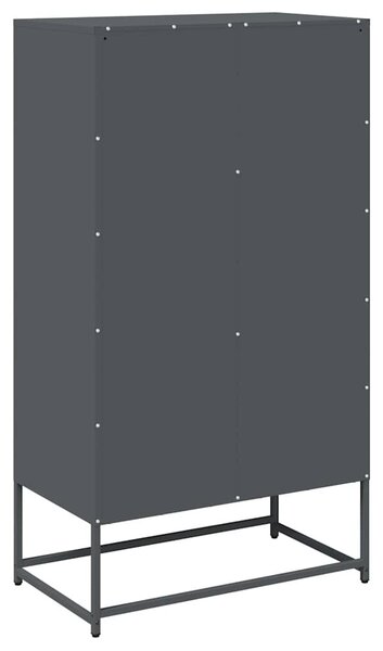 VidaXL Highboard antracit 68x39x123 cm Acél