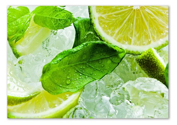 Akril üveg kép Lime jég