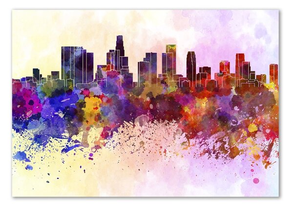 Üvegkép falra Los angeles színek