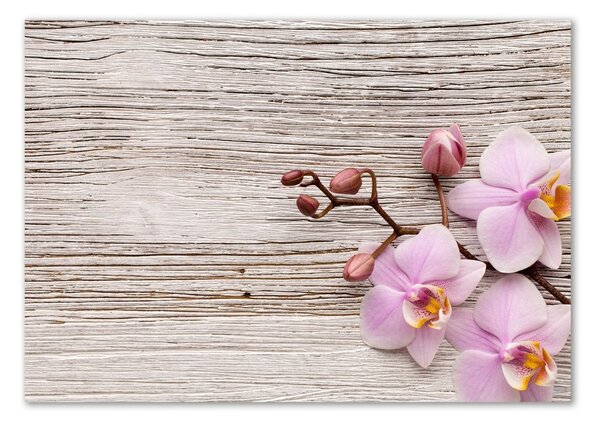 Egyedi üvegkép Orchid a fán