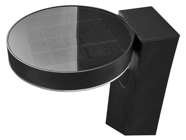 Nordlux LED es napelemes ösvény világítás Rica Round, kerek, Fekete, fém, Modern